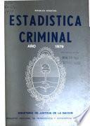 Estadística general de la criminalidad en la República Argentina