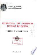 Estadistica General del Commercio Exterior de Espana