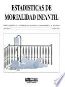 Estadísticas de mortalidad infantil. Año I, núm. 1, octubre 1994