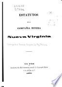Estatutos de la Compañia minera Nueva Virginia