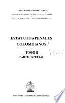 Estatutos penales colombianos: Parte especial