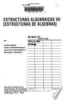 Estructuras algebraicas VII