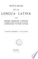 Estudio de la lengua latina