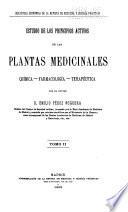Estudio de los principios activos de las plantas medicinales