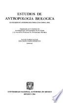 Estudios de antropología biológica