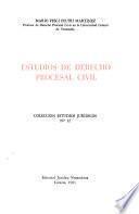 Estudios de derecho procesal civil
