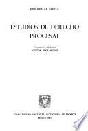 Estudios de derecho procesal