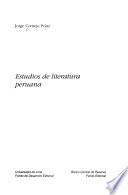 Estudios de literatura peruana
