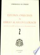 Estudios ofrecidos a Emilio Alarcos Llorach