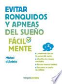 Libro Evitar ronquidos y apneas del sueño