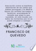 Execracion contra la blasfemia