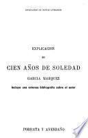 Explicación de Cien años de soledad, García Márquez