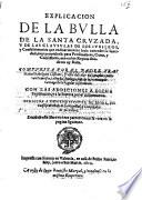 Explicación de la Bula de la Santa Cruzada