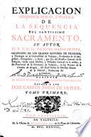 Explicación ... de la Sequencia del Santisimo Sacramento