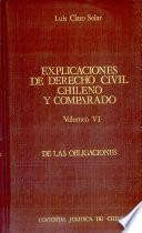 Explicaciones de Derecho Civil Chileno y Comparado