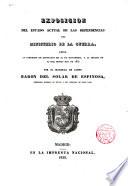 Exposición del estado actual de las dependencias del Ministerio de la Guerra,leida al Congreso... por el Barón del Solar de Espinosa...