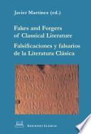 Fakes and forgers of classical literature