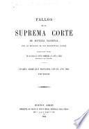 Fallos de la Corte suprema de justicia de la nación