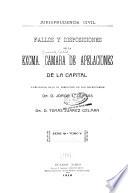 Fallos y disposiciones de la exma. Cámara de Apelaciones de la Capital