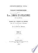 Fallos y disposiciones de la exma. Cámara de Apelaciones de la Capital