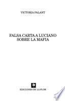 Falsa carta a Luciano sobre la mafia