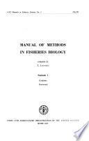 FAO Manuals in Fisheries Science