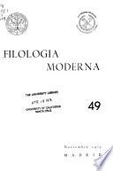Filología moderna