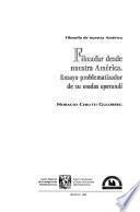 Filosofar desde nuestra América