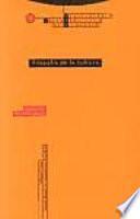 Filosofía de la cultura