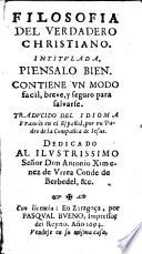 Filosofia del verdadero Christiano