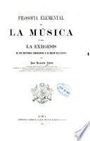 Filosofia elemental de la música