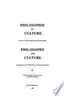 Filosofía y cultura