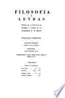Filosofía y letras