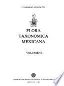 Flora taxonómica mexicana