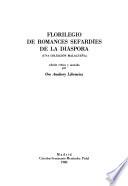 Florilegio de romances sefardíes de la diáspora