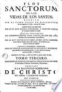 Flos Sanctorum de las vidas de los Santos