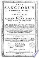 Flos sanctorum y historia general