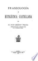Fraseología o estilística castellana: A-Cutio