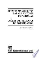 Fuentes manuscritas para la historia de Portugal