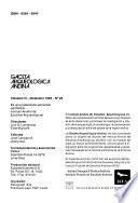 Gaceta arqueológica andina