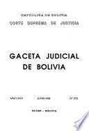 Gaceta judicial de Bolivia