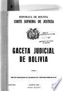 Gaceta judicial de Bolivia