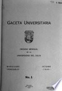 Gaceta universitaria