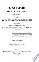 Gacetas de literatura de Mexico
