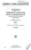 General farm legisla