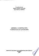 Género, Constitución y Estatutos de Autonomía