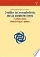 Gestión del conocimiento en las organizaciones