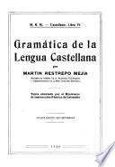 Gramatica de la lengua castellana