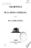Gramática de la Lengua Castellana
