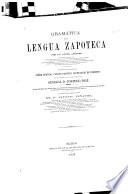 Gramática de la lengua zapoteca